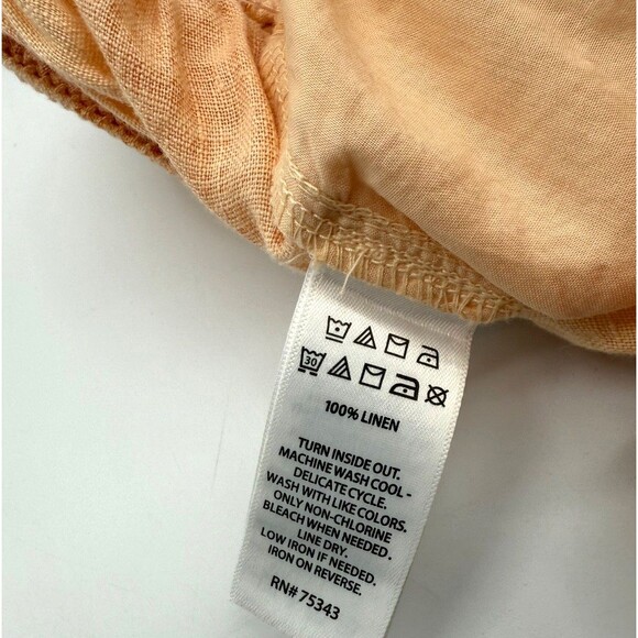 NEW Women’s SMALL Joie Peachy Keen Botanical Linen Cropped Wide Leg Pants Floral - Picture 7 of 7